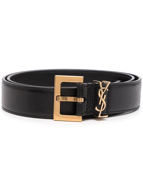 ysl logo belt gold|YSL belt outlet.